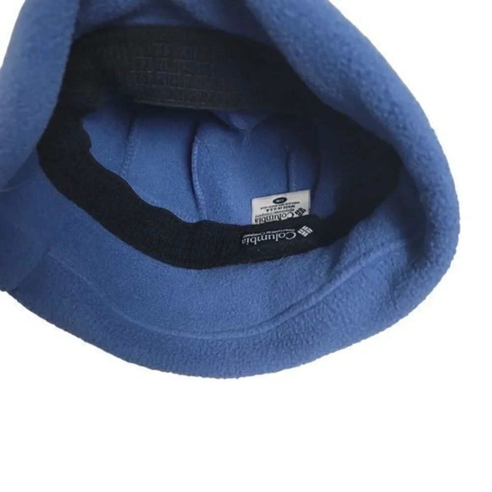 Vtg Columbia Size Small / Medium Blue Beanie Made in USA